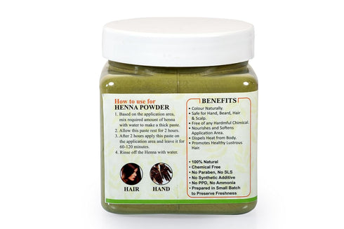 NatureVit Natural Henna Powder for Hair Colour and Growth