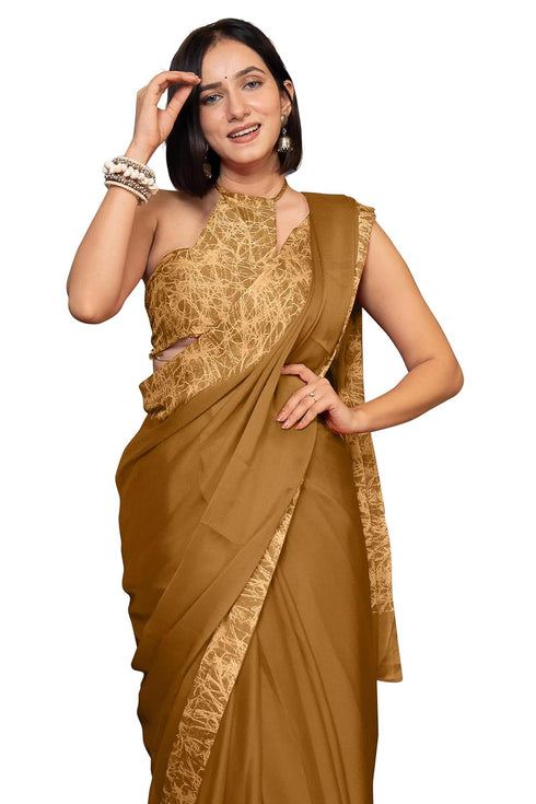 Vasthrlay Fashion Chiffon Abstrect Printed Ethnic Wear