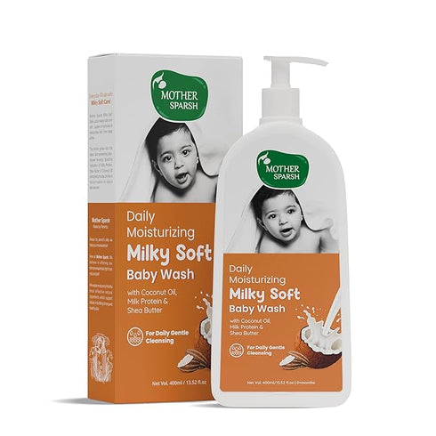 Mother Sparsh Daily Moisturizing Milky Soft Baby Wash