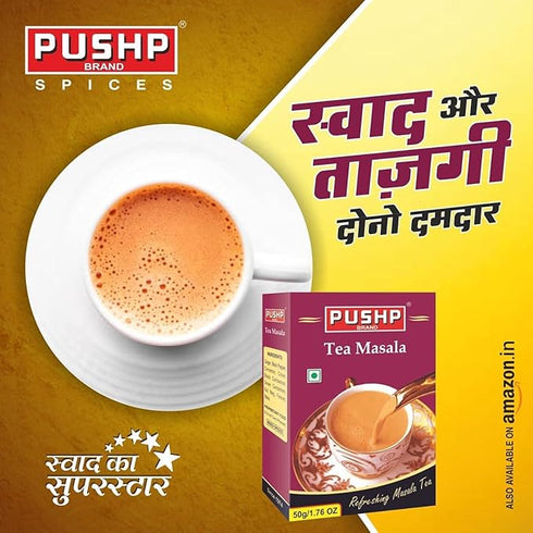 Pushp Brand Chai Masala Aromatic Tea Masala Powder