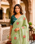 Vasthrlay Handcrafted Embroidered Contrast