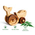 Wooden Whale Pull-Along Toy for Toddlers