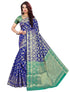 Vasthrlay Banarasi Pink Blue Ethnic Wear