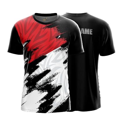 Yourjersey Custom Sports Jersey For Men & Kids | Add Player Name | Personalised T-Shirt