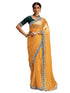 Vasthrlay Georgette Embroidery Olive Saree