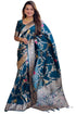 Vasthrlay Kanjivaram Blouse Purple Ethnic Wear