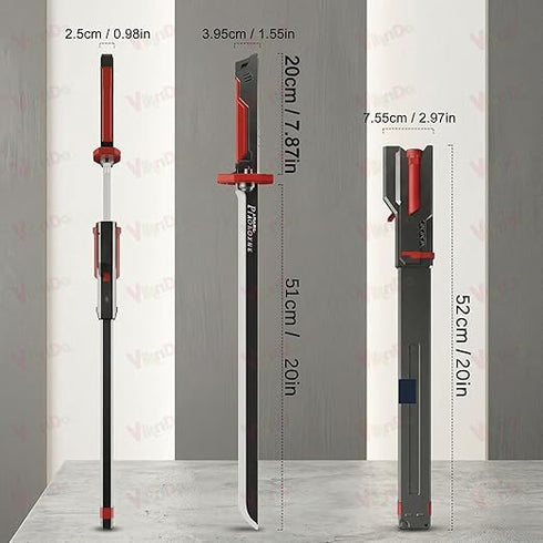 VikriDA Neon Sword Spark Blade Toy with Hit Sensor