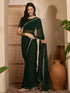 Vasthrlay Georgette Black Saree