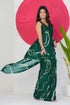 Vasthrlay Fashion Georgette Geometric Dusty Ethnic Wear