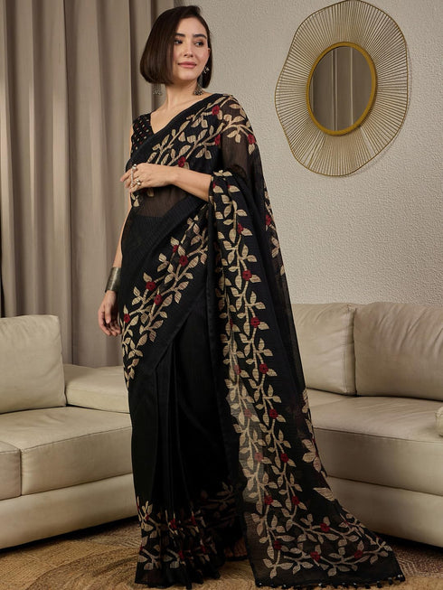 Vasthrlay Cotton Printed Unstitched Ethnic Wear