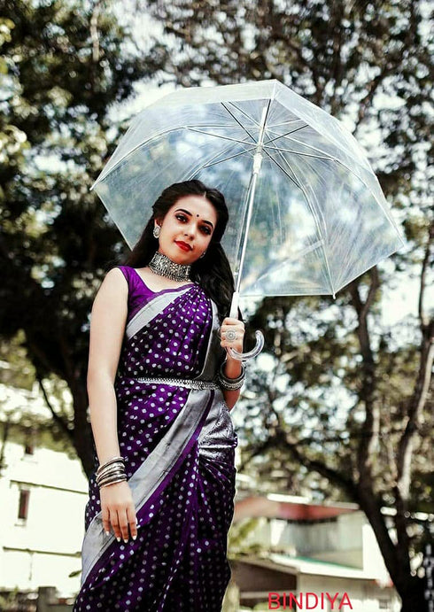 Vasthrlay Banarasi Traditional Unstitched Saree