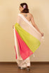 Vasthrlay Fashion Georgette Geometric Green Ethnic Wear