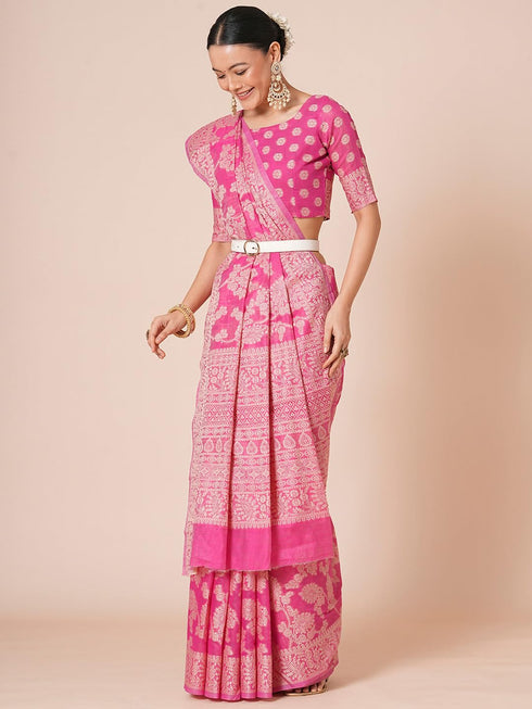Vasthrlay Cotton Unstitched Ethnic Wear