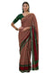 Vasthrlay Printed Tassels Cream Saree