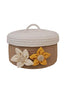 Round Cotton Storage With Lid Gift Basket
