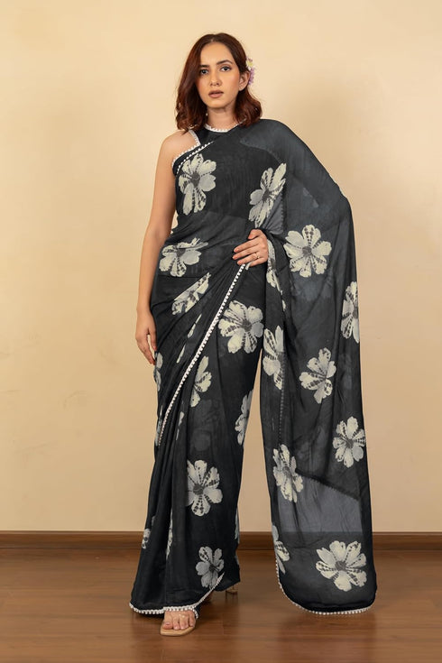Vasthrlay Fashion Chiffon Printed Ethnic Wear