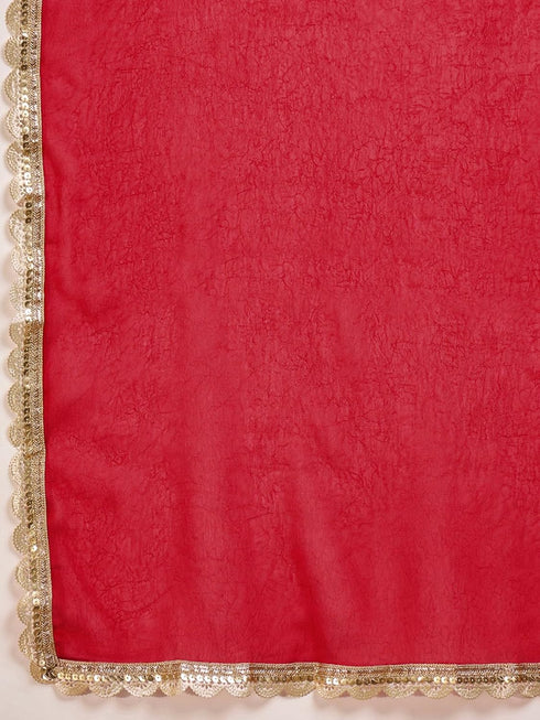 Vasthrlay Blouse Rust Saree