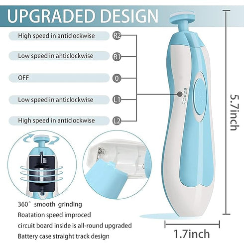 RAMNJI Electric Nail File Drill for Baby
