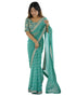 Vasthrlay Georgette Leheriya Unstitched Blue Saree