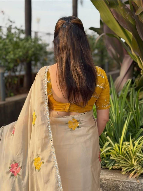 Vasthrlay Embroidered Flowers Lightweight Stylish