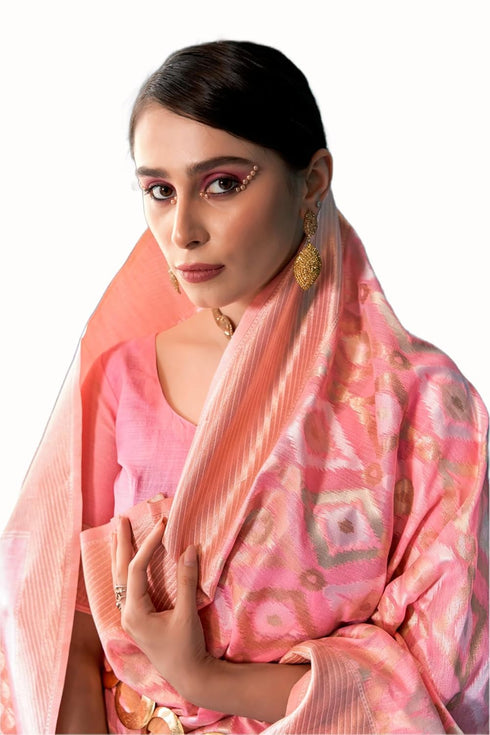 Vasthrlay Intricate Beautiful Embroidery Unstitched Saree