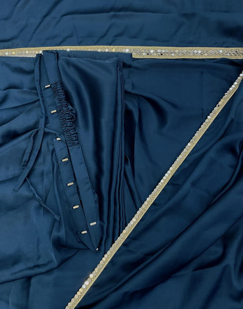Vasthrlay Minute Pleated Unstiched Ethnic Wear