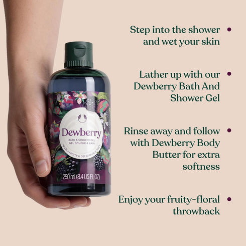 The Body Shop Dewberry Bath & Shower Gel