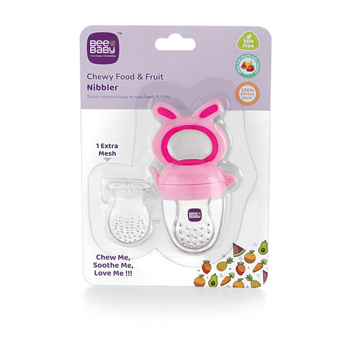 Beebaby Soft Silicone Nibbler With Extra Mesh For Babies