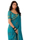 Vasthrlay Georgette Embroidery Red Saree