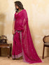 Vasthrlay Chiffon Striped Unstitched Sum Ethnic Wear
