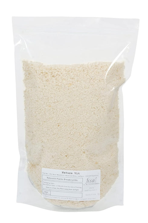 NatureVit Natural Panko Breadcrumbs Crispy| Light & Oil-Absorbing