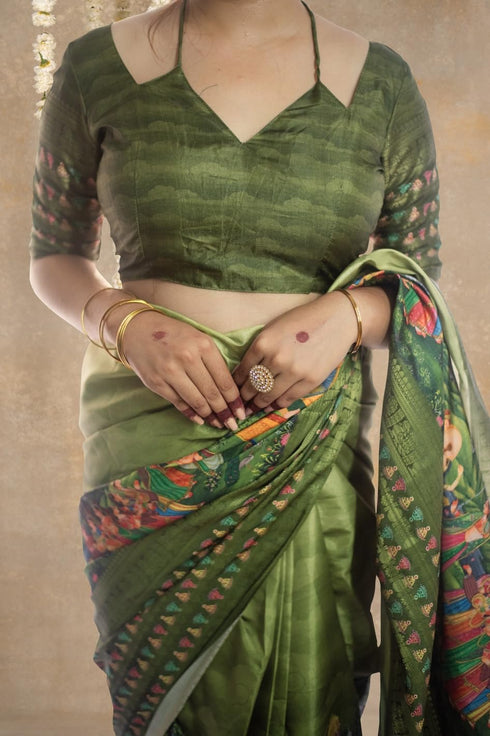 Vasthrlay Fashion Cotton Printed Ethnic Wear