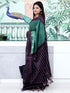 Vasthrlay Charcoal Printed Unstitched Smc Ethnic Wear