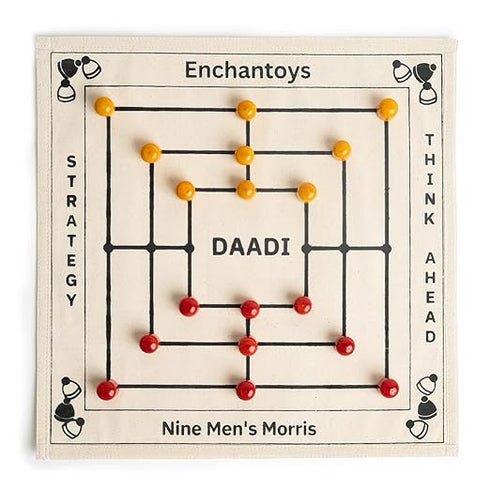 Daadi Board Game | Nine Men's Morris Game