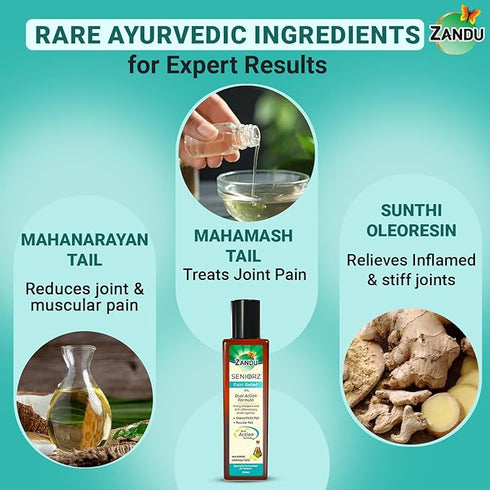 Zandu Seniorz Pain Relief Oil