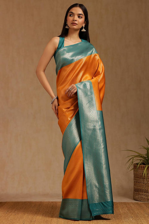 Vasthrlay Mustard Blend Woven