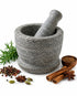 Heavy Duty Large Mortar and Pestle Set for Spices | Silbatta for Chutney