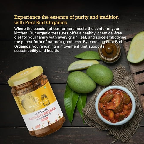 First Bud Organics Homemade Mango Pickle
