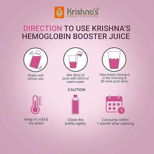 Krishna'S Herbal & Ayurveda Hemoglobin Booster Tonic