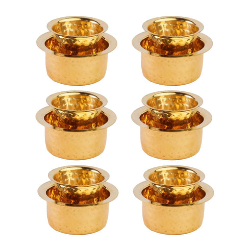 Brass Dabara Tumbler Coffee Cups 150ml