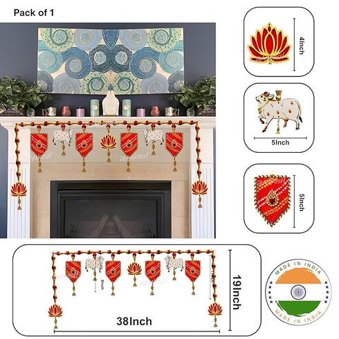 Divyakosh Toran, 38 Inch Extendable to 40 Inch