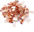 Anup Torda Rose Gold Binder Clips | 19 mm Small Metal Paper Clamps | Pack of 40