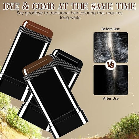 Hair Color Stick Waterproof and Sweat-Proof Hair Dye Stick