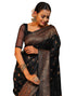 Vasthrlay Banarasi Kanjivaram Unstitched Teal Saree