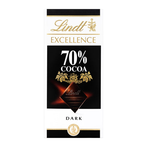 Lindt Excellence 70 Cocoa Dark Chocolate 2 X 100