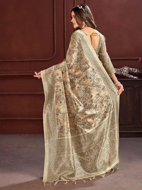 Vasthrlay Printed Unstitched Hs Ethnic Wear