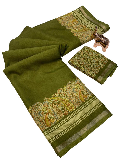 Vasthrlay Kalamkari Digital Piece Navy