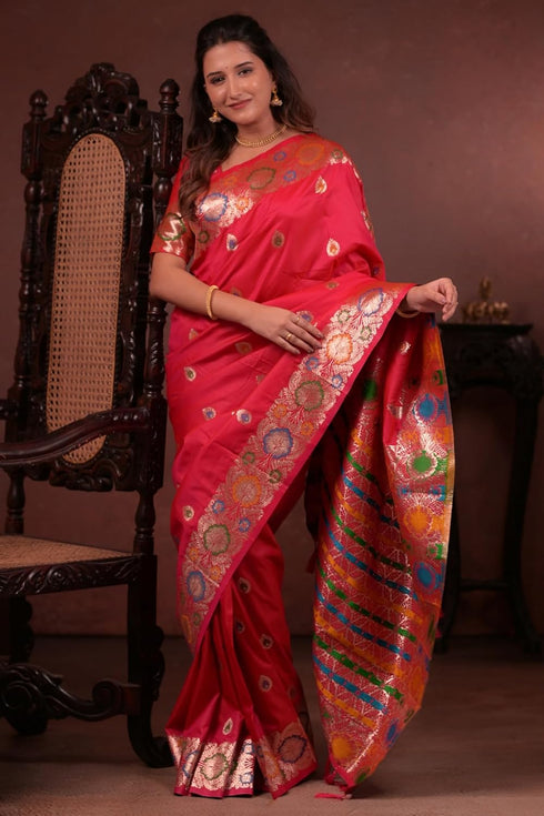 Vasthrlay Kanjivaram Unstitched Blouse Ethnic Wear
