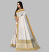 Vasthrlay Cotton Blue White Saree