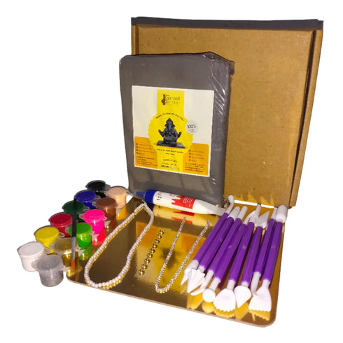Ganesh Pottery Eco Friendly Ganesha Idol Making Kit